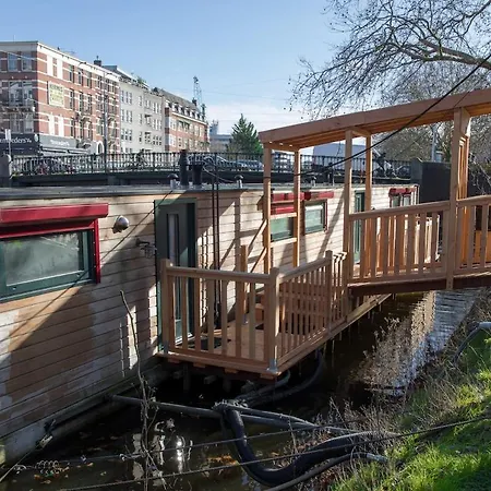 Charming Houseboat In ספינת מלון אמסטרדם